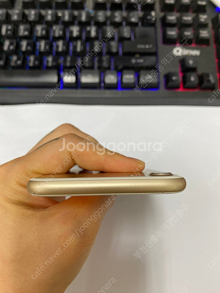 035613 아이폰7 골드 A급 32GB 배터리성능100% 무잔상 (대량가능) 13만 부천 인스타감성카메라 업무폰 ...--4